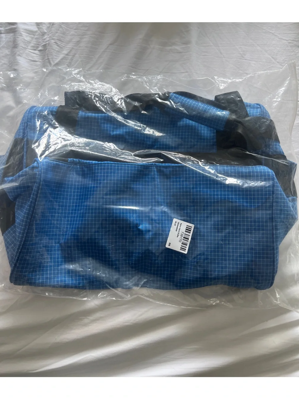 Aime Leon Dore ripstop nylon duffle blue bag Brandnew
